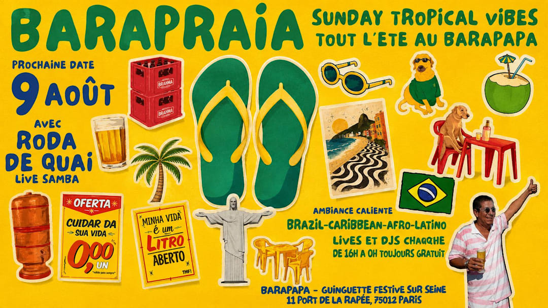 BARAPRAIA - Sunday Tropical vibes au Barapapa !