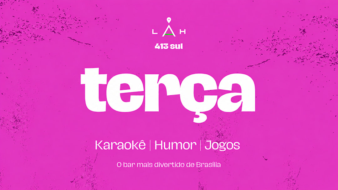 11/8 - TERÇA COM KARAOKÊ