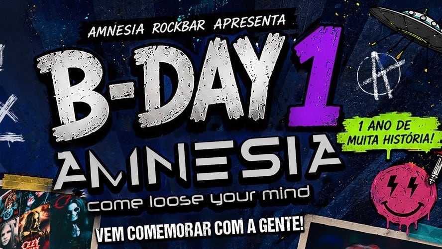 Amnesia Bday 1 Ano | 2 HORAS DE OPEN BAR
