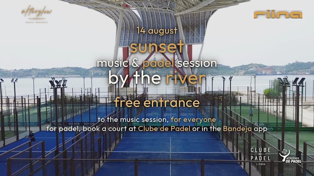 Sunset Rooftop Session | Clube de Padel, Alcântara riverside