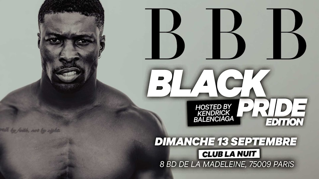 BBB BLACK PRIDE EDITION SUNDAY SEPT 13