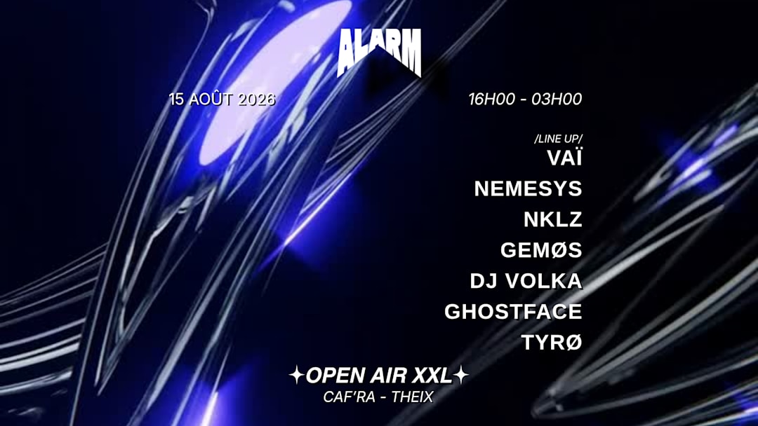 OPEN AIR XXL - ALARM EVENTS