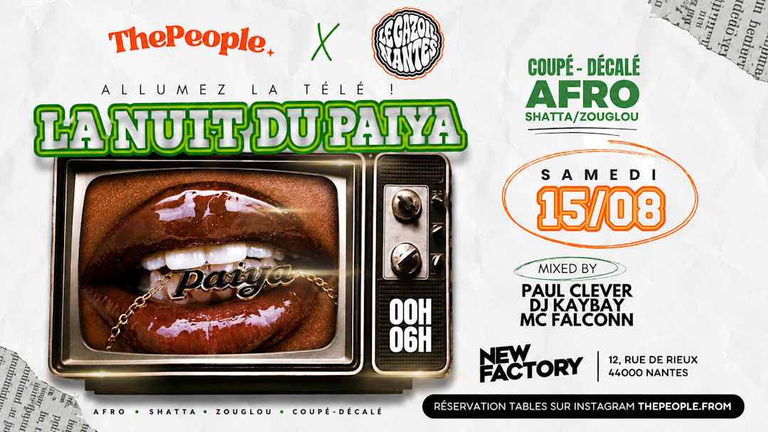 La nuit du paiya The People x Le Gazoil
