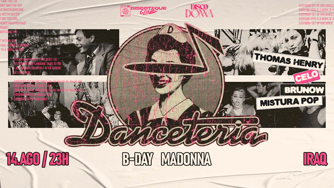 DISCODONNA DANCETERIA - B-DAY MADONNA