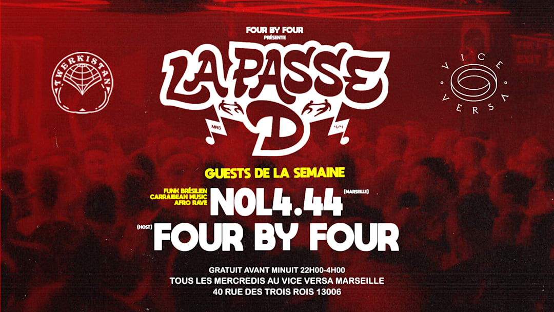 LA PASSE D : N0L4.44 × FOUR BY FOUR
