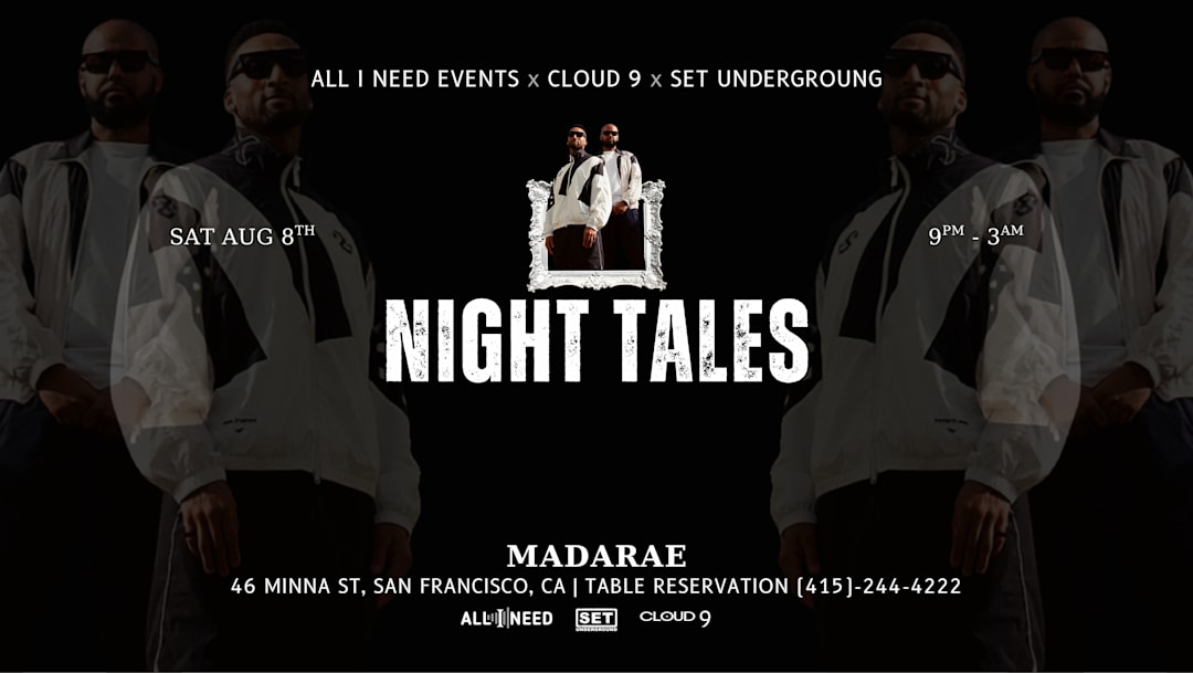 Outside Lands Saturday w/ NIGHT TALES at Madarae San Fran