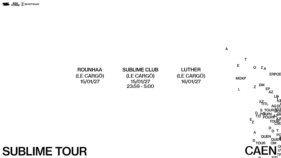 Sublime Tour - Caen - Le Cargö