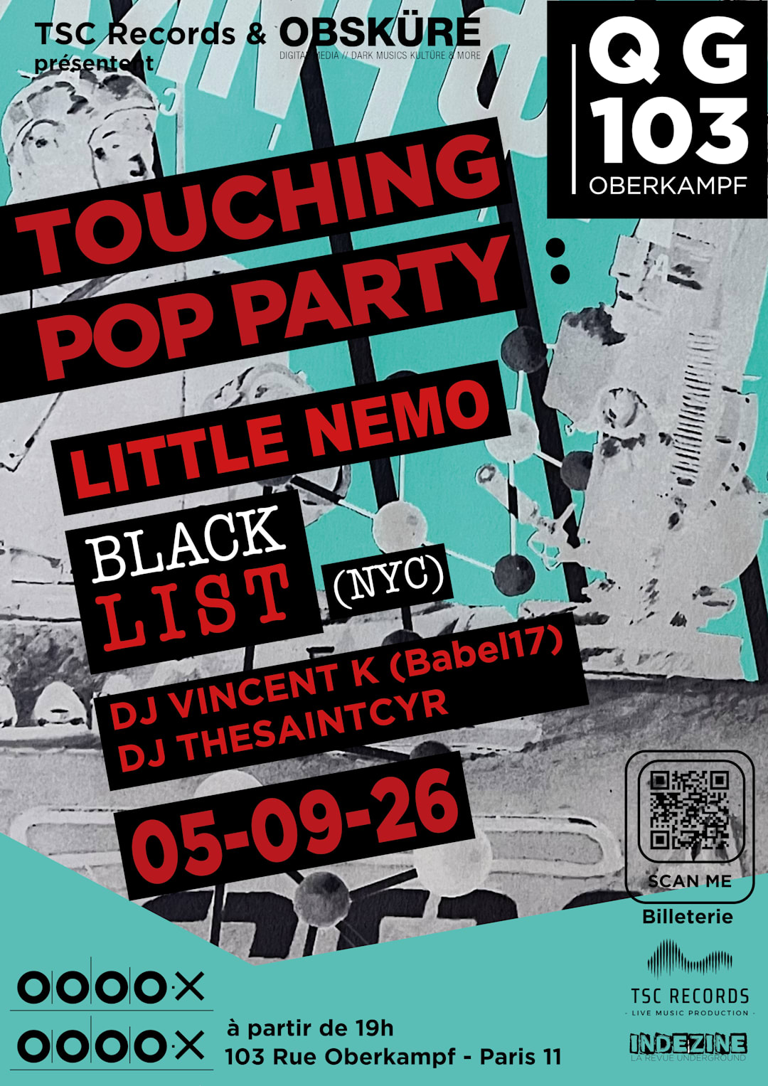 TOUCHING POP PARTY : LITTLE NEMO + BLACKLIST (NY)