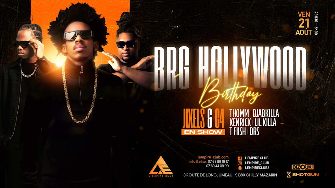 BRG HOLLYWOOD BIRTHDAY