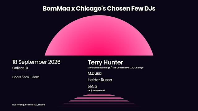 BomMaa x Chicago's The Chosen Few DJs own Terry Hunter