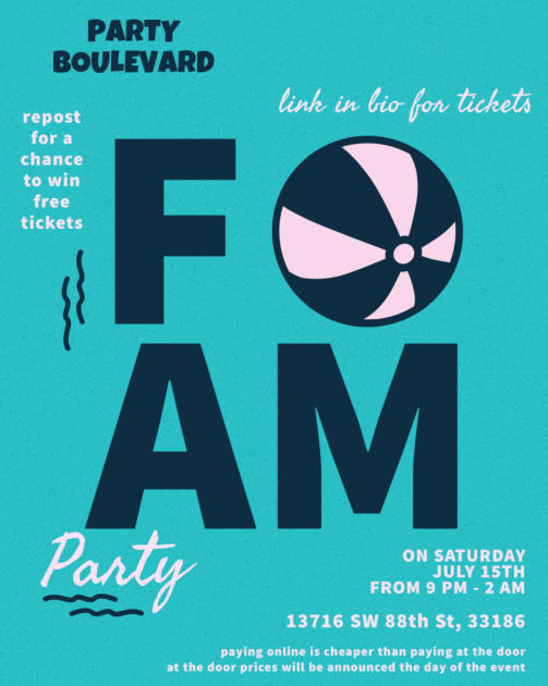Foam Party, Miami · Shotgun Tickets