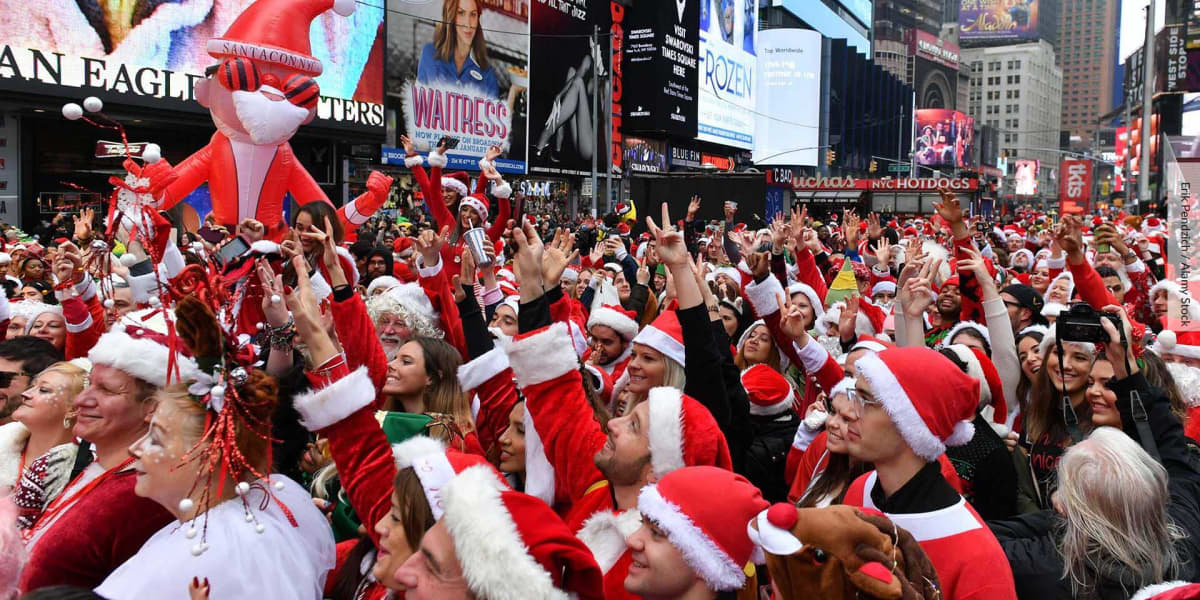 🎫 Iron Bar NYC Santa Pub Crawl Times Square 2023 Shotgun Tickets