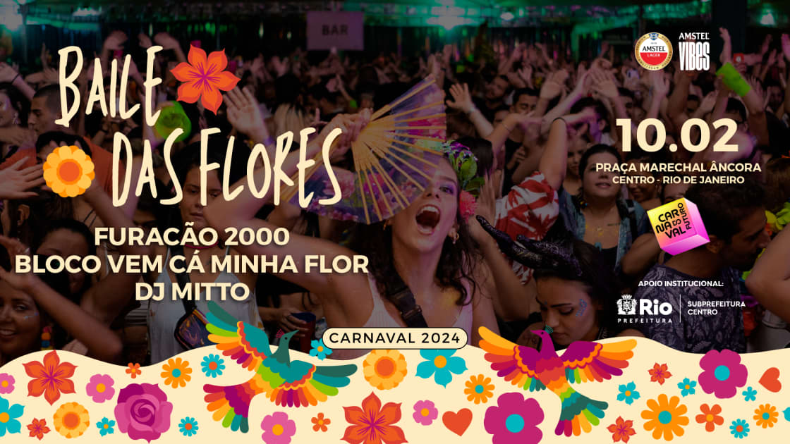 1002 Baile Das Flores Rio De Janeiro · Ingressos Shotgun 3180