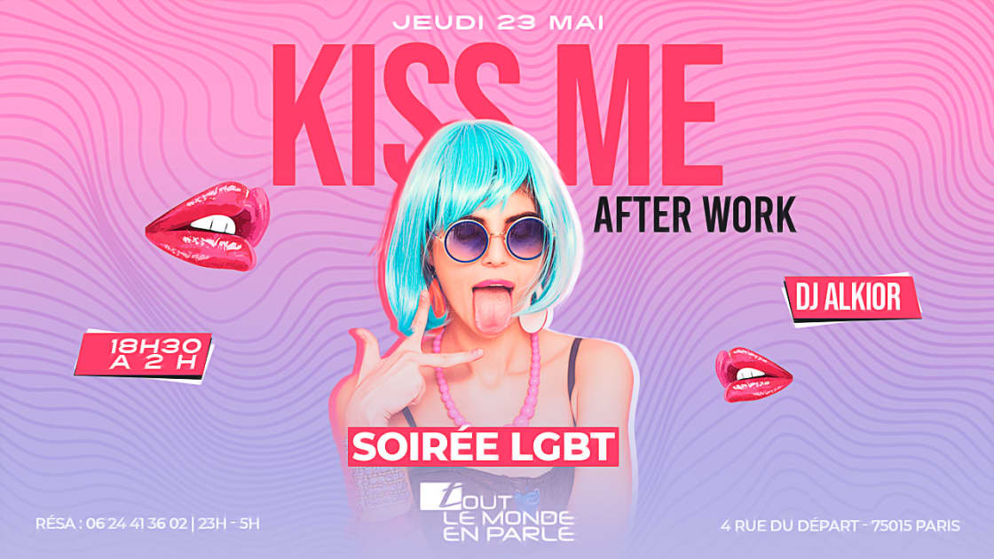 After work kiss me rooftop terrasse( LGBT)