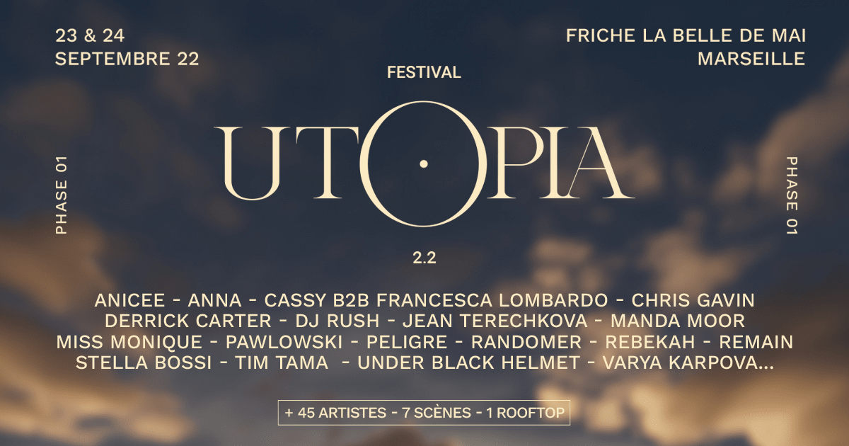 🎫 ⏄ UTOPIA FESTIVAL 2022 ⏄ Shotgun Tickets