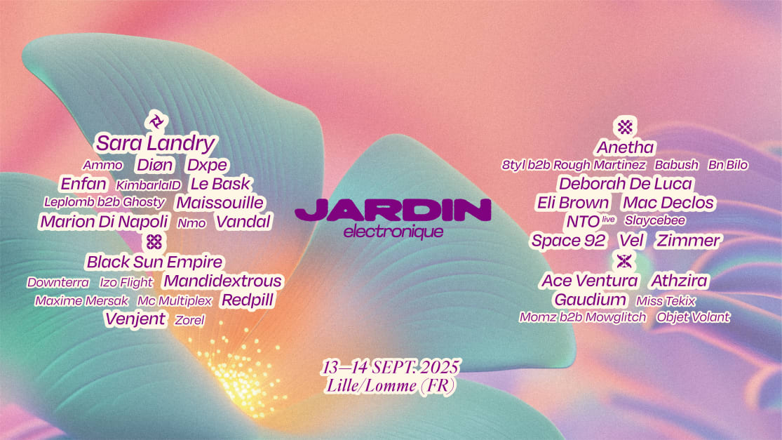Le Jardin Electronique 2025, Lille · Shotgun Tickets