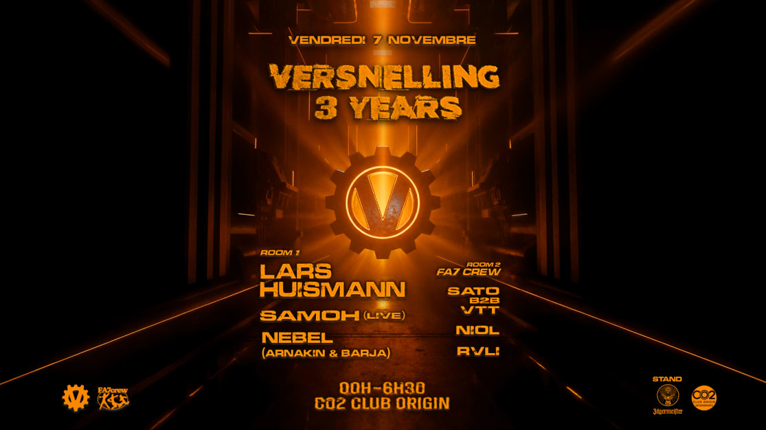 Versnelling 3 Years | Co2 W/ Lars Huismann, Samoh, Fa7..