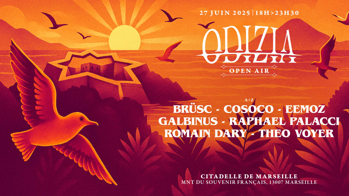 Odizia : Open Air @ La Citadelle - Marseille, Marseille · Shotgun Tickets