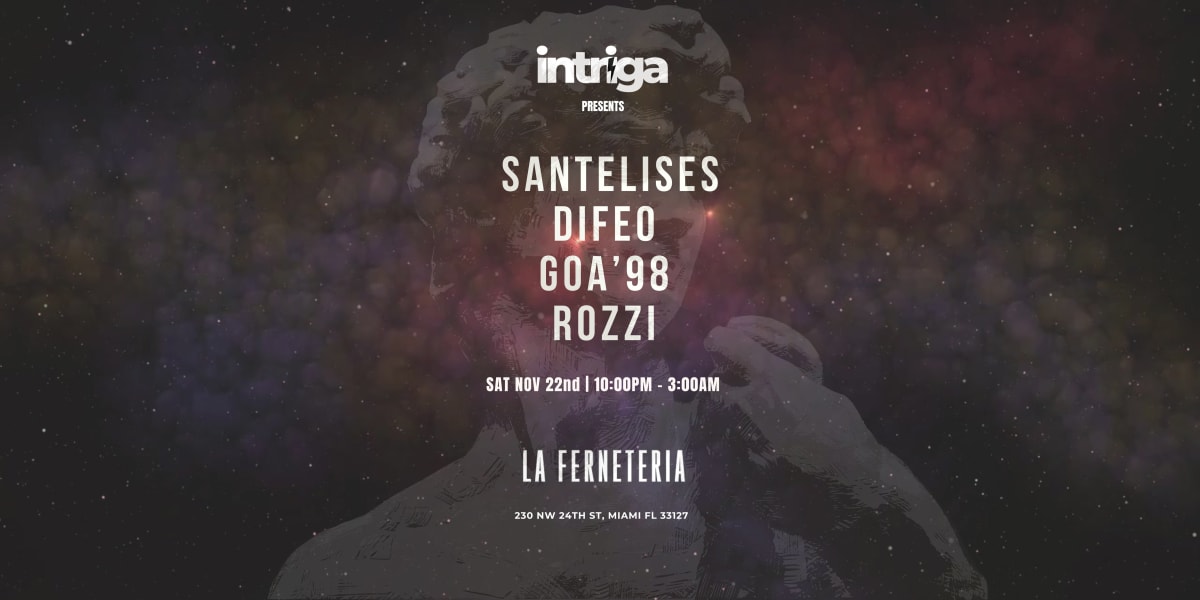 Intriga Presents Vol 33 Ft Santelises & Friends, Miami · Shotgun Tickets
