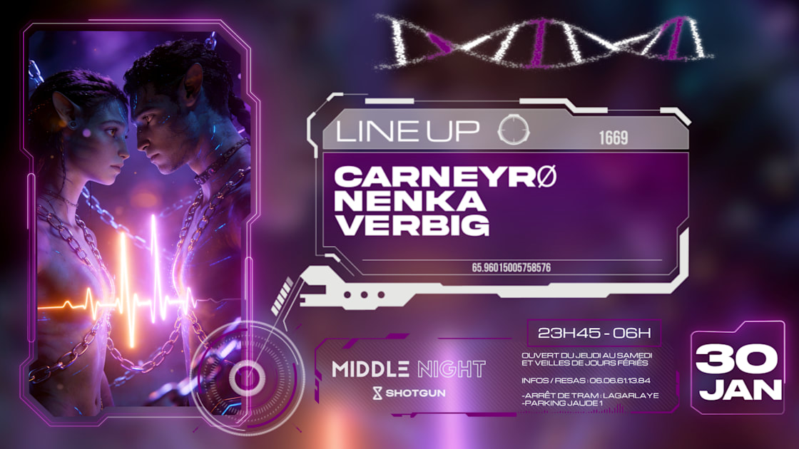 Flyer Rave On Me - Nenka X Carneyro X Verbig