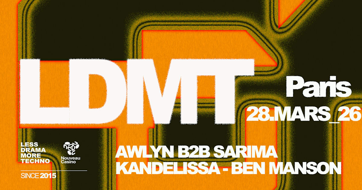 BEN MANSON / LESS DRAMA MORE TECHNO - Soirée techno le sam 28 mars à Nouveau Casino