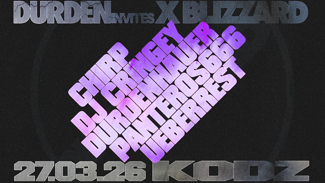 BLIZZARD RECORDS - Soirée techno le ven 27 mars à Kodz