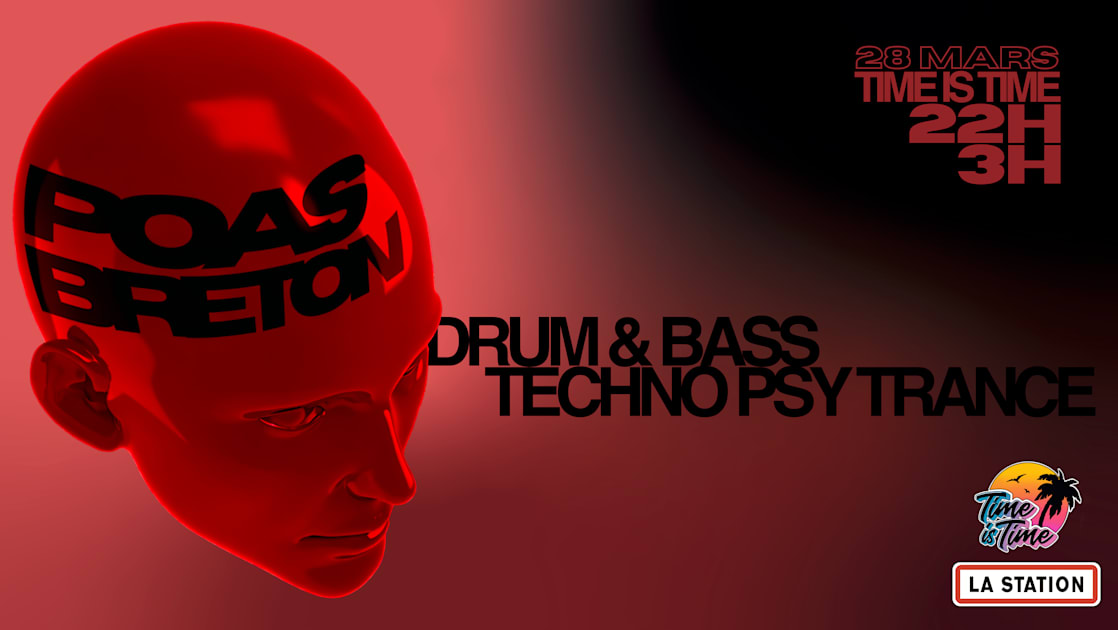 DEEJAY POAS - Soirée techno le sam 28 mars à Time is Time