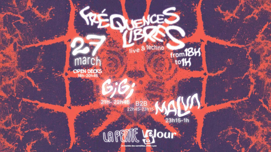 MALVΛ - Soirée techno le ven 27 mars à LA PENTE