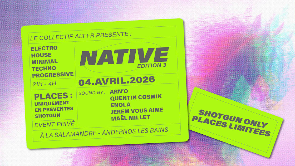 Jerem_Vous_Aime - Soirée techno le sam 4 avr. à La Salamandre