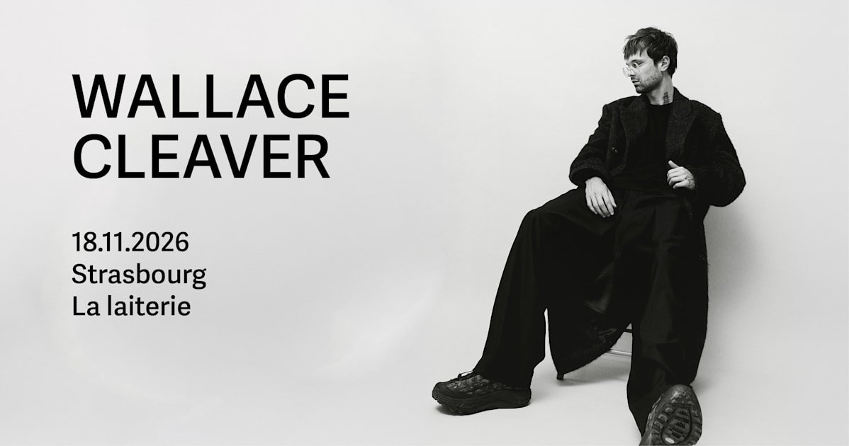 Affiche Wallace Cleaver "Marcel Tour" - La Laiterie, Strasbourg · Billets Shotgun