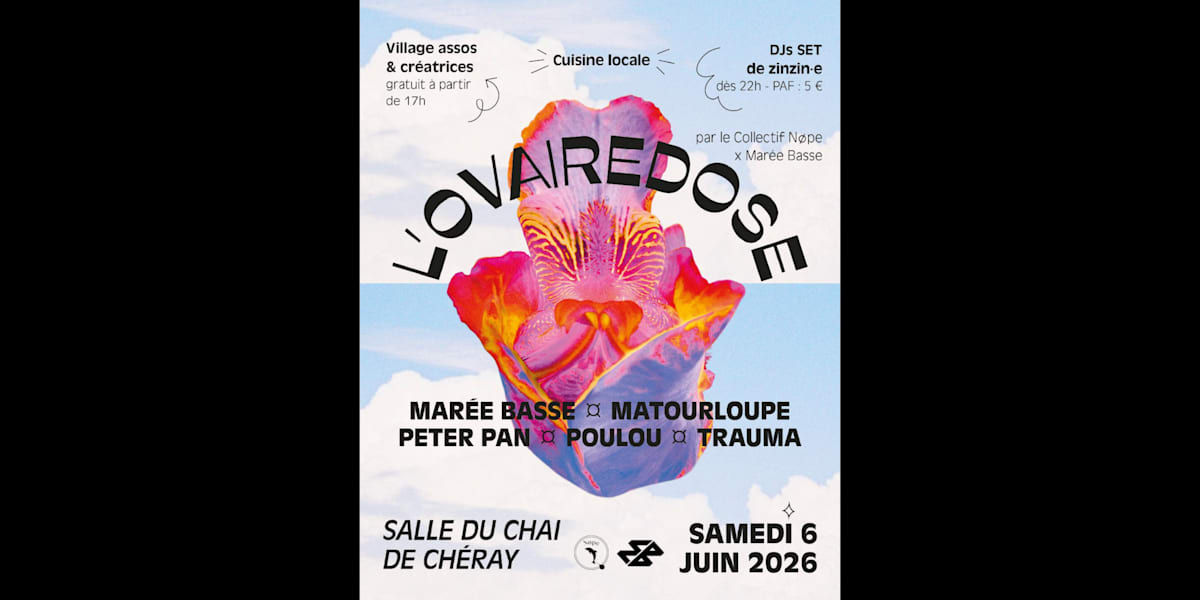 Acouphènes - Soirée techno le sam 6 juin à Complexe du Trait d'Union