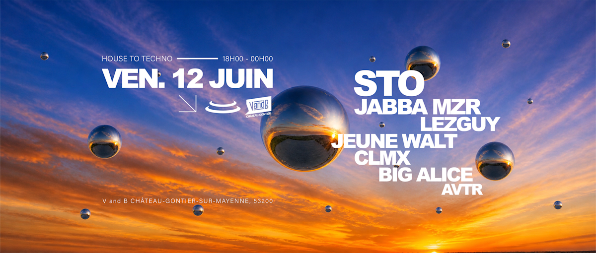 CLMX - Soirée techno le ven 12 juin à V and B Château-Gontier