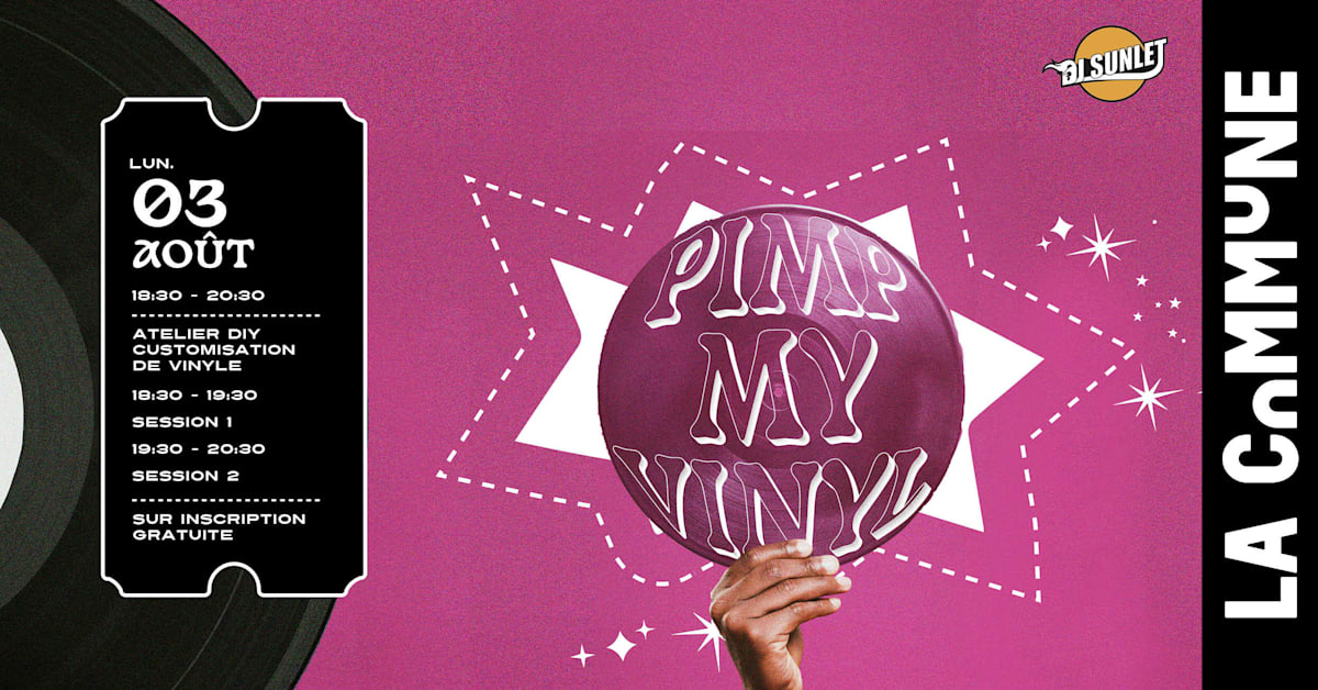 Pimp My Vinyl : atelier créatif de customisation