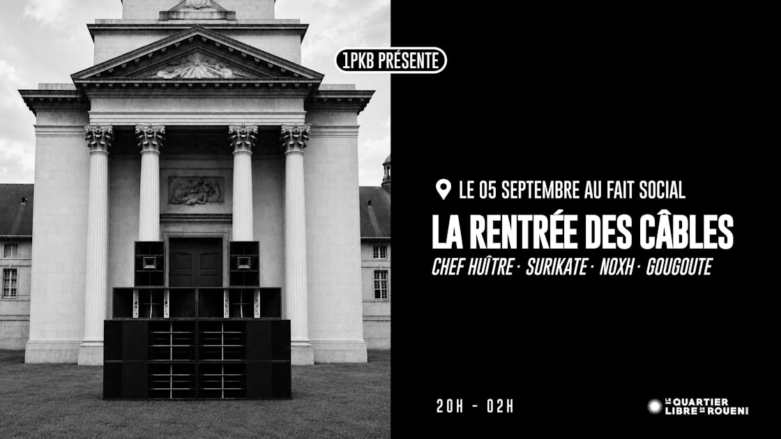 Affiche Lfs Invite 1pkb Sound - La Rentrée Des Câbles, Rouen · Billets Shotgun