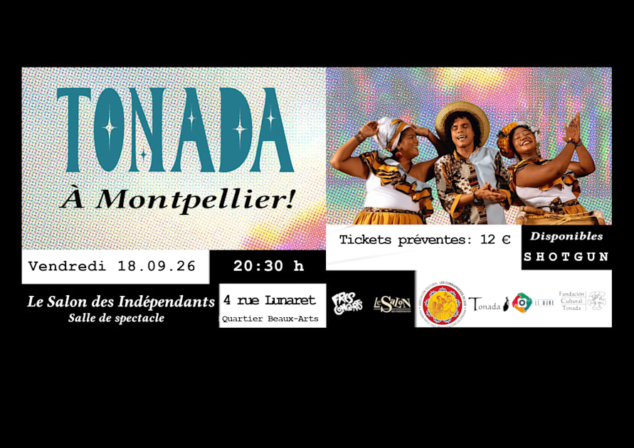 Affiche Tonada Live À Montpellier, Montpellier · Billets Shotgun