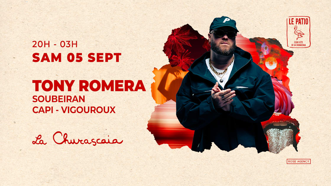 Affiche Tony Romera - 05.09.26 - Le Patio De La Churascaia, Vauvert · Billets Shotgun