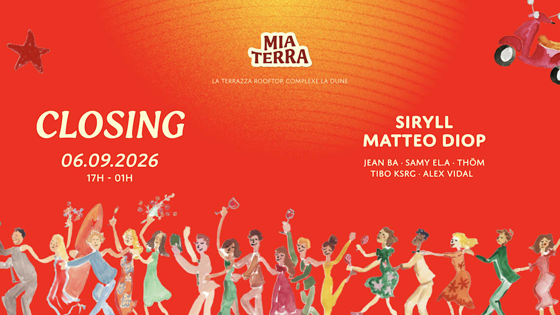 Affiche Mia Terra - Closing, La Grande-Motte · Billets Shotgun