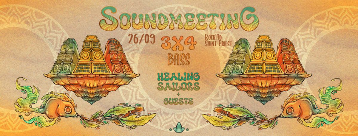 Soundmeeting Dub 3x4 Basses - Healing Sailors X Guests