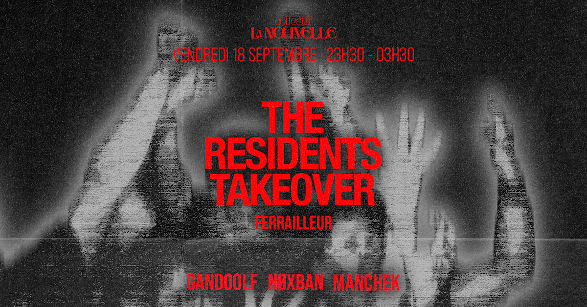 Affiche The Residents Takeover - Le Ferrailleur, Nantes · Billets Shotgun