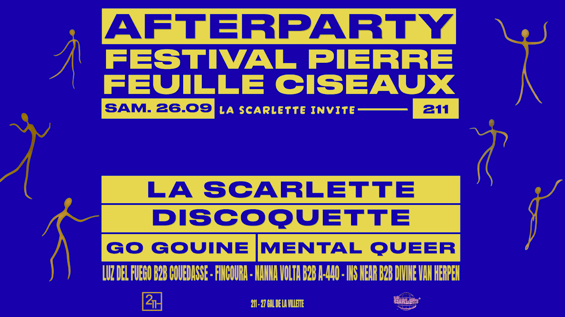 Affiche La Scarlette Invite Discoquette + Go Gouine + Mental Queer, Paris · Billets Shotgun