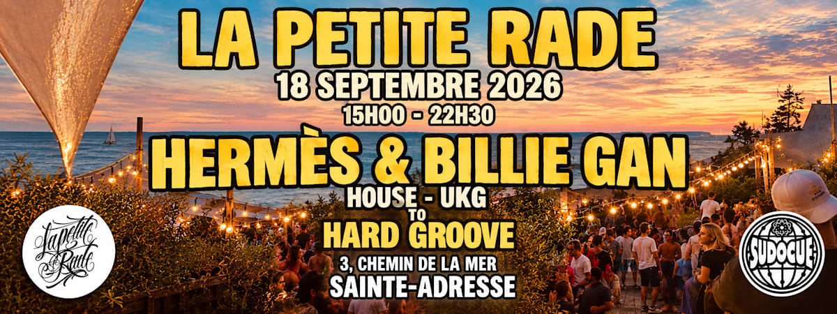 Affiche Sudocue X La Petite Rade, Sainte-Adresse · Billets Shotgun