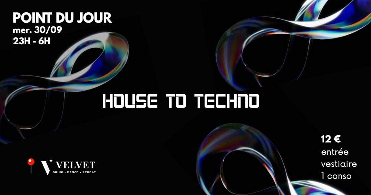 Affiche Point Du Jour - House &amp; Techno, Rouen · Billets Shotgun