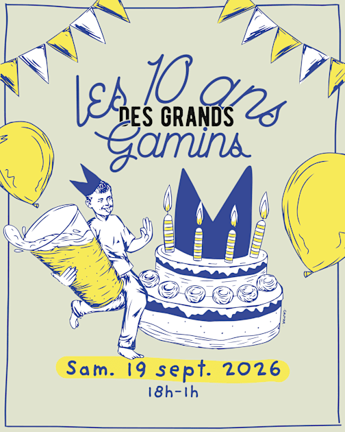 Affiche Les Grands Gamins Fête Ses 10 Ans 🎉, Rennes · Billets Shotgun