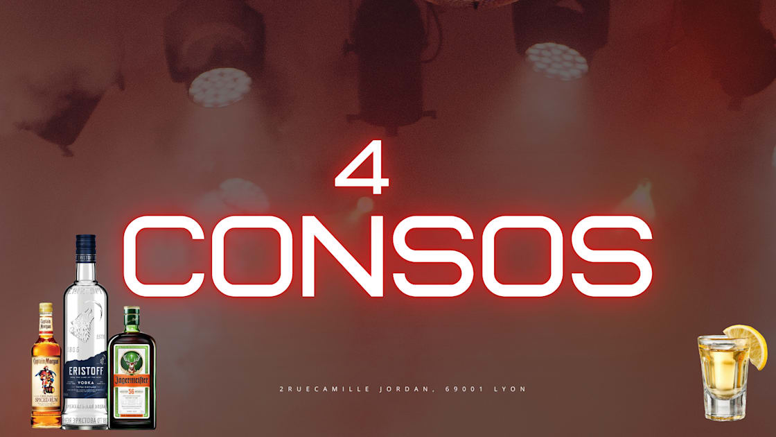 Affiche Soirée 4 Consommation - Le Xlm, Lyon · Billets Shotgun