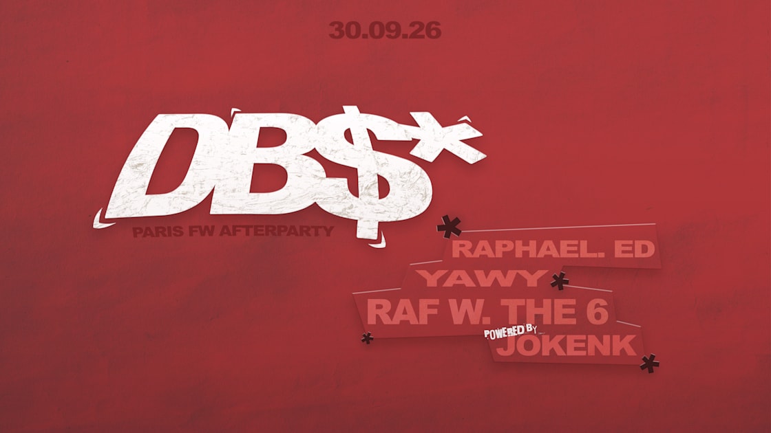 Affiche Db$ Fw Afterparty, Paris · Billets Shotgun