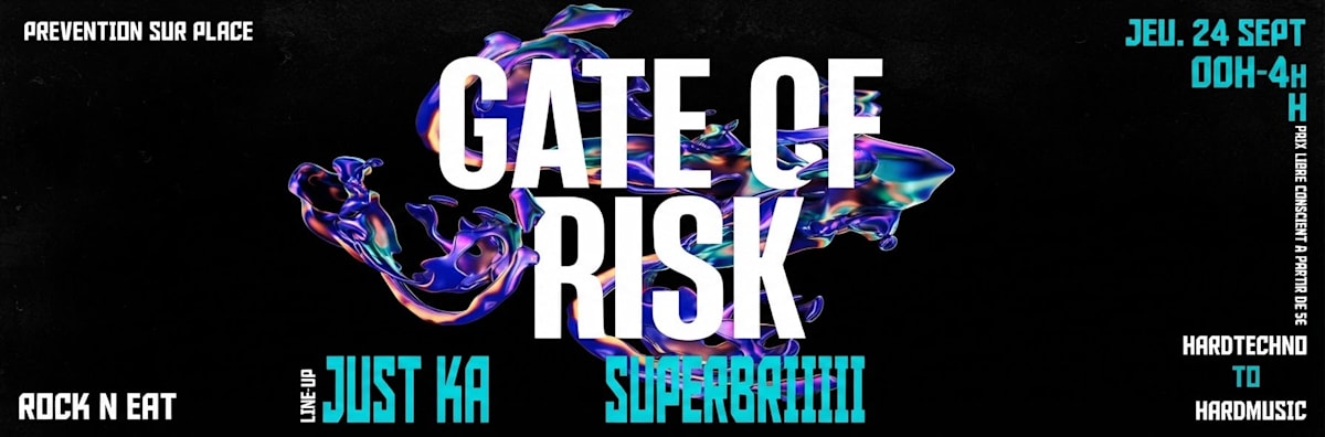 Affiche Gate Of Risk, Lyon · Billets Shotgun