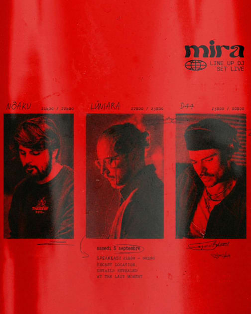 Affiche Mira Speakeasy, Deauville · Billets Shotgun