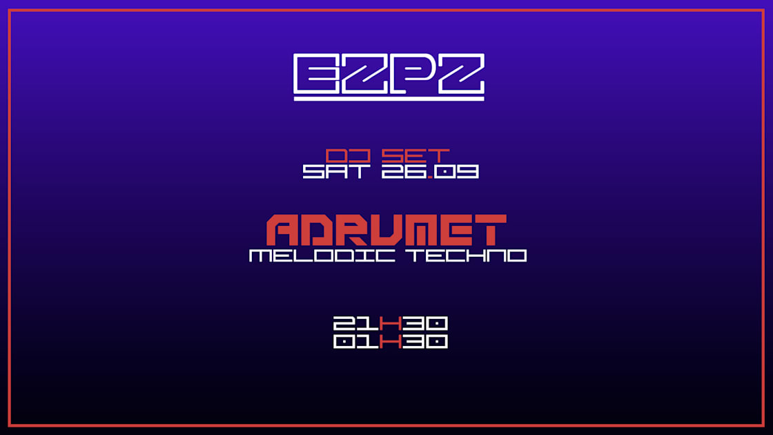 Affiche Adrumet @ Ezpz, Bordeaux · Billets Shotgun