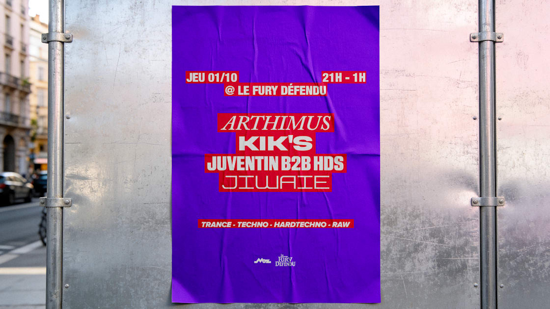 Affiche Soirée Techno - Collectif Moz, Rouen · Billets Shotgun