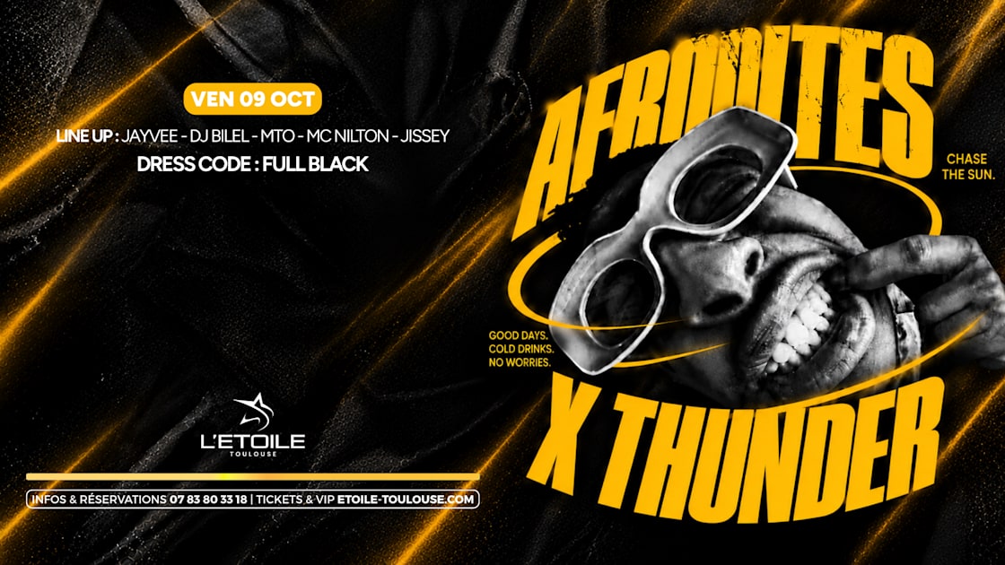 Affiche Les Afrodites X Thunder, Toulouse · Billets Shotgun